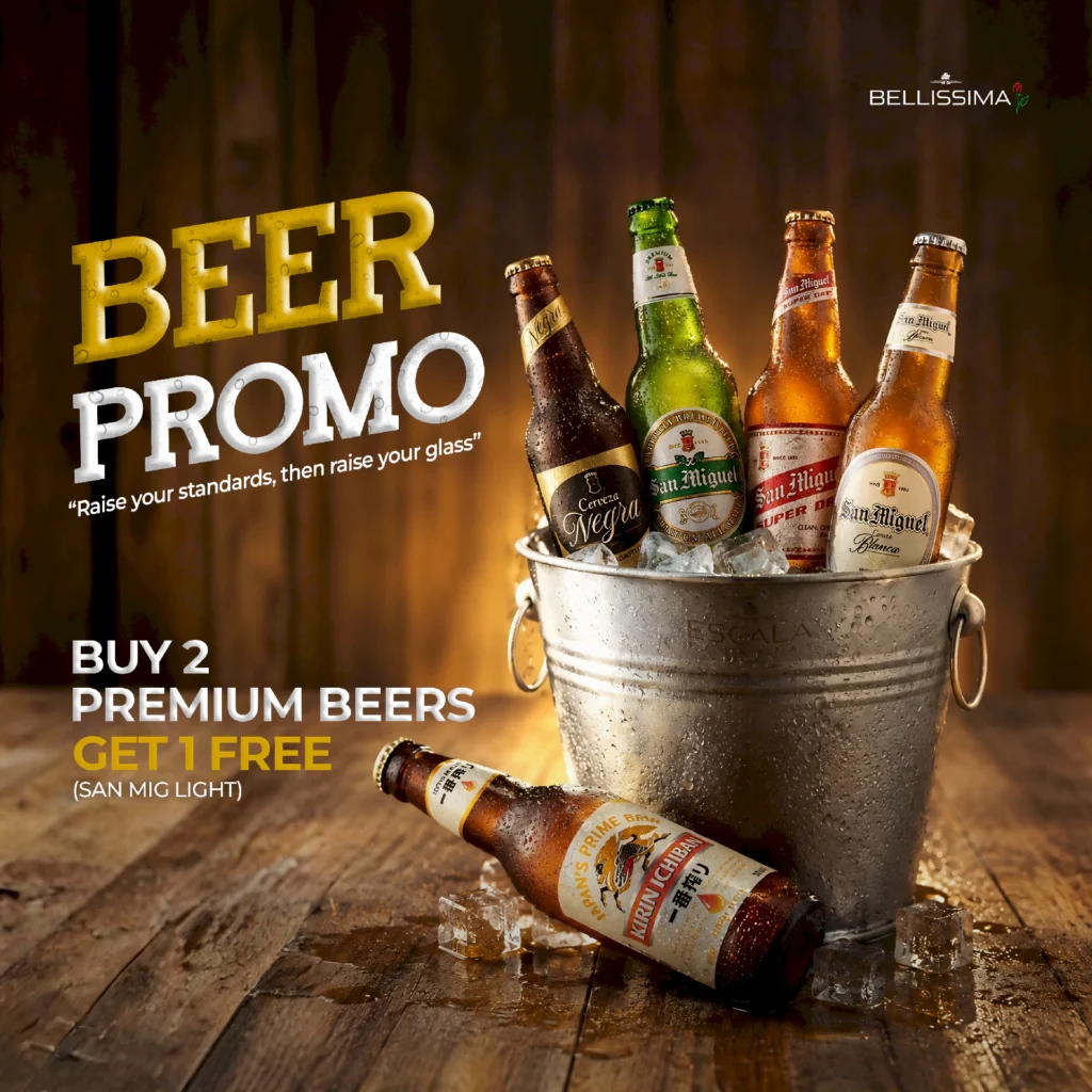 bellissima beer promo